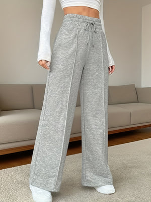 Elegant High-Waisted Wide-Leg Trousers