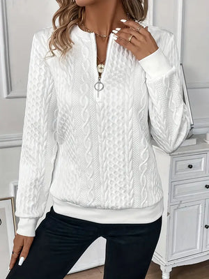 Cozy Zippered Sweater for Women