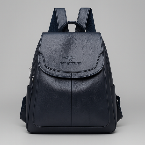 Stylish Anti-Theft Leather Backpack for Women