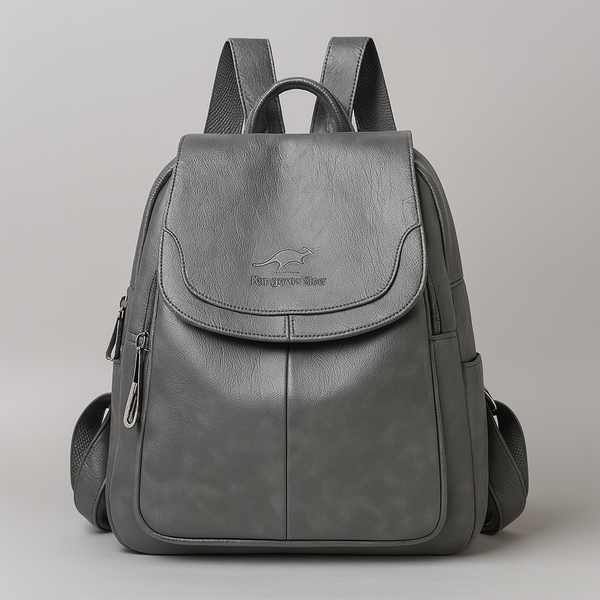 Stylish Anti-Theft Leather Backpack for Women