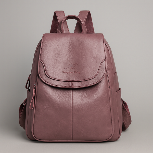 Stylish Anti-Theft Leather Backpack for Women