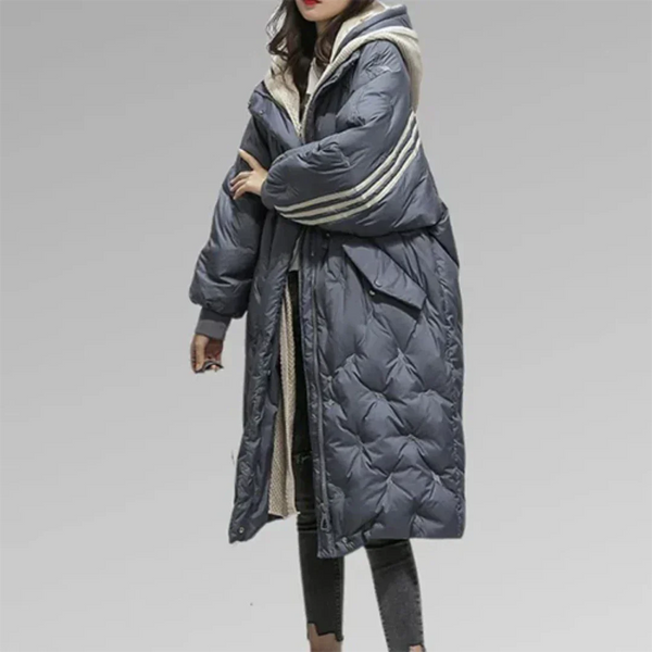 Cozy Oversized Winter Jacket for Women | Quilted Design