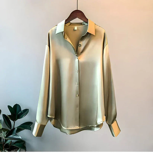 Luxurious Silk Shirt for women | Stylish Design