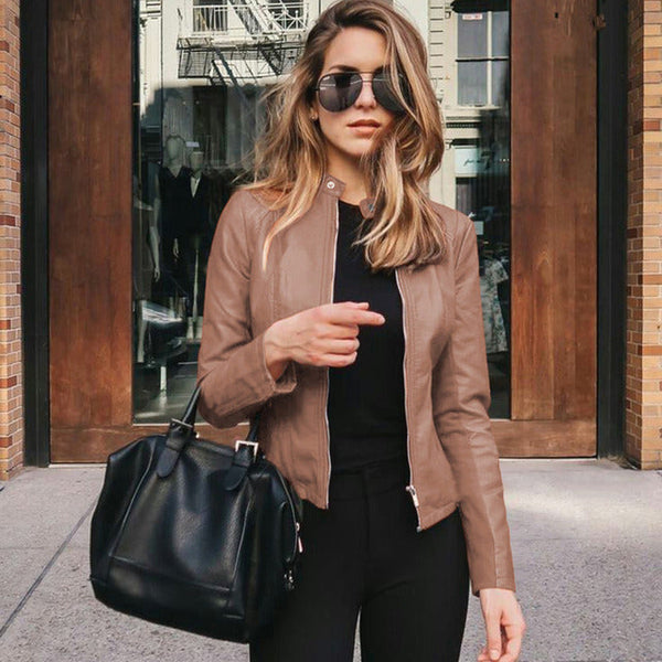 Stylish Genuine Leather Jacket for Women