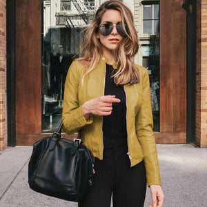 Stylish Genuine Leather Jacket for Women