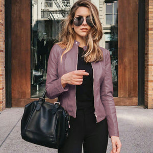 Stylish Genuine Leather Jacket for Women