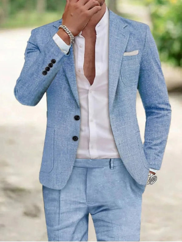 Stylish Lightweight Linen Suit