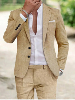 Stylish Lightweight Linen Suit