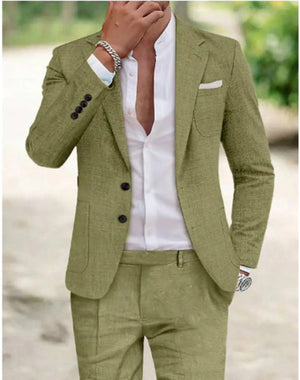 Stylish Lightweight Linen Suit