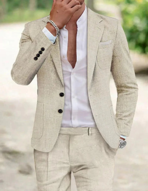 Stylish Lightweight Linen Suit