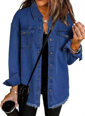 Stylish Versatile Denim Jacket - Timeless Everyday Essential
