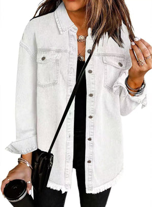 Stylish Versatile Denim Jacket - Timeless Everyday Essential