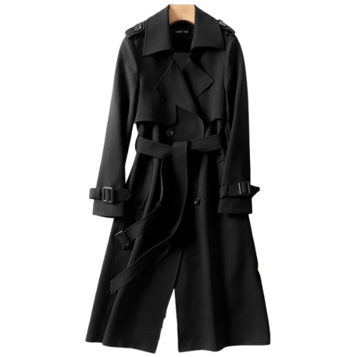 Chic Women's Trench Coat Stylish Vintage Design Modern Elegance