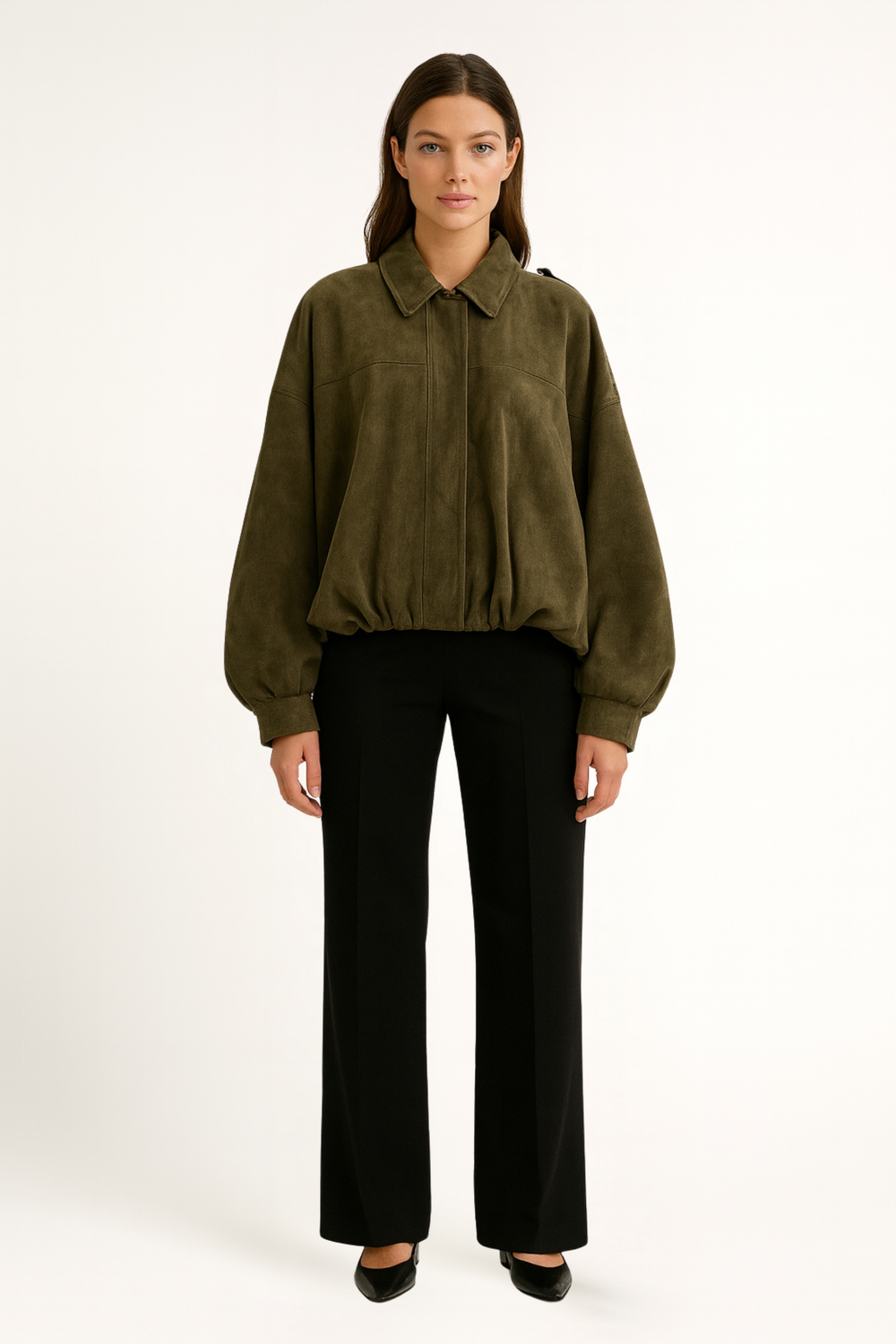 Stylish Women's Suede Jacket - Soft & Comfortable