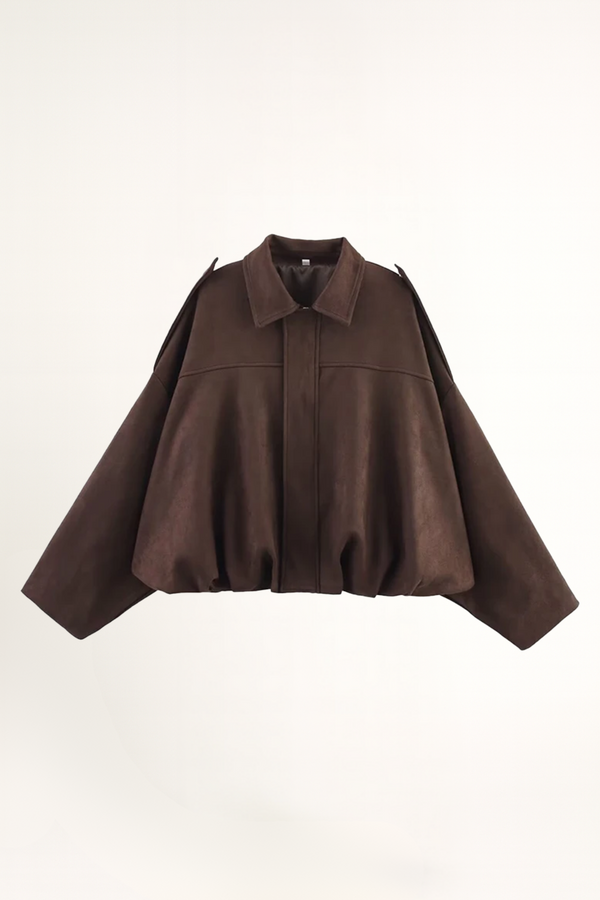 Stylish Women's Suede Jacket - Soft & Comfortable