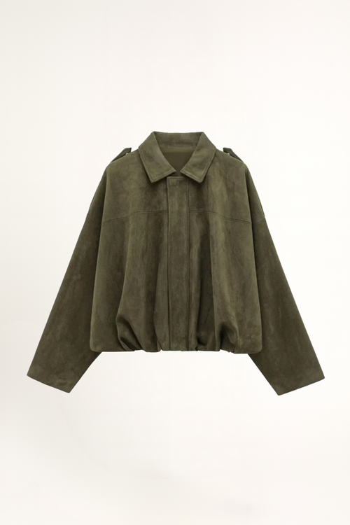 Stylish Women's Suede Jacket - Soft & Comfortable
