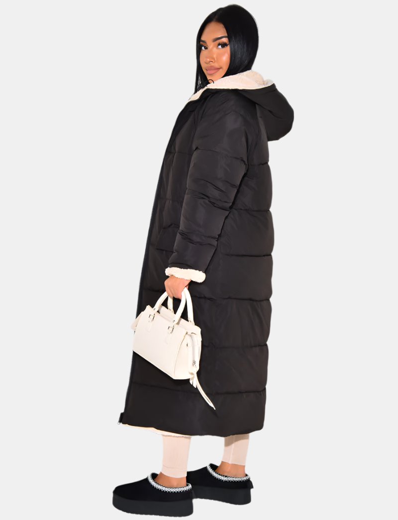 Warm Reversible Winter Jacket for Women