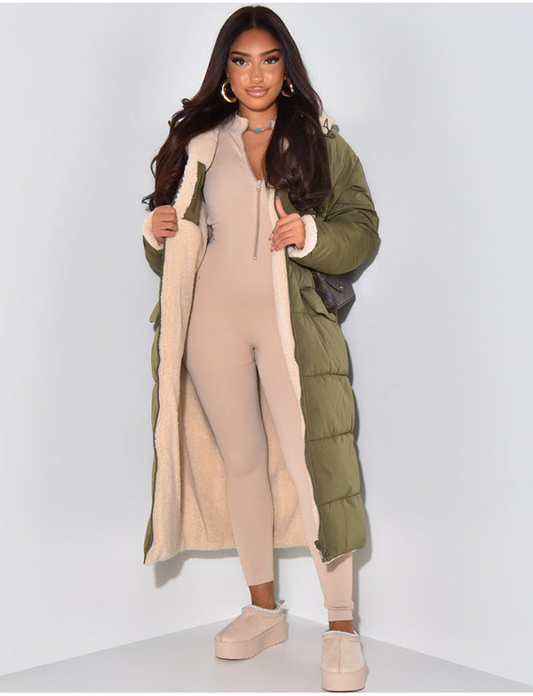 Warm Reversible Winter Jacket for Women