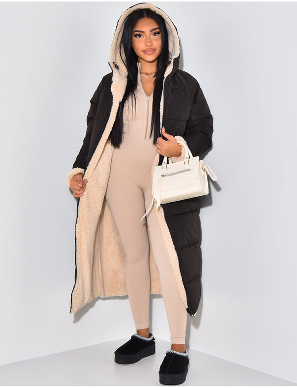 Warm Reversible Winter Jacket for Women