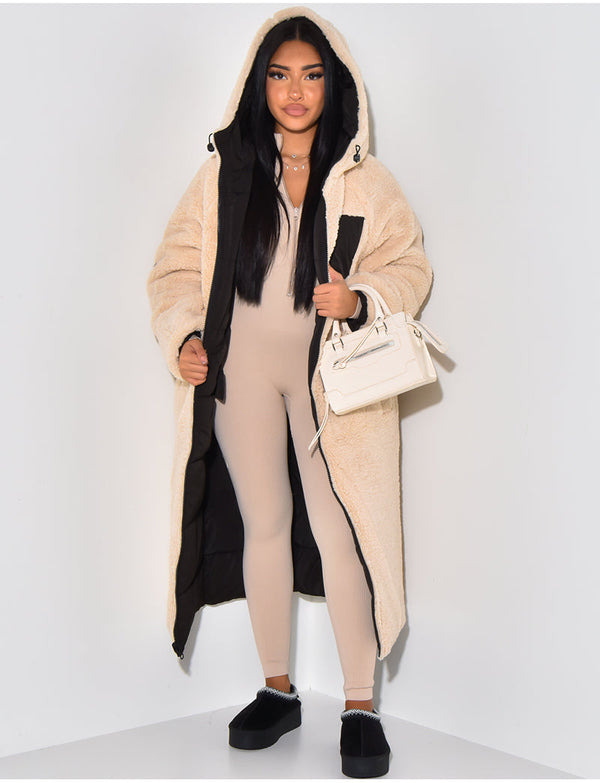 Warm Reversible Winter Jacket for Women