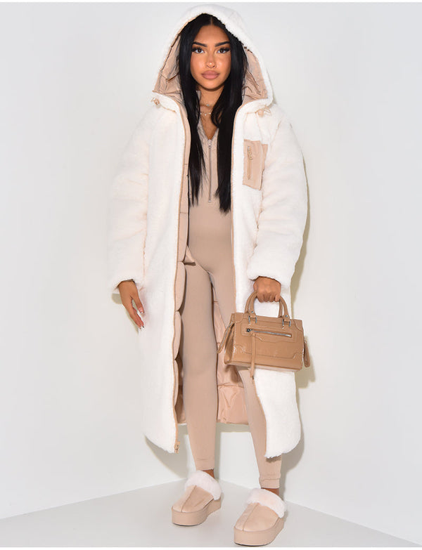 Warm Reversible Winter Jacket for Women
