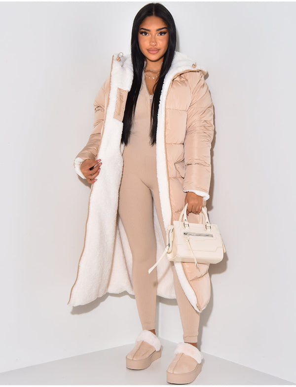 Warm Reversible Winter Jacket for Women