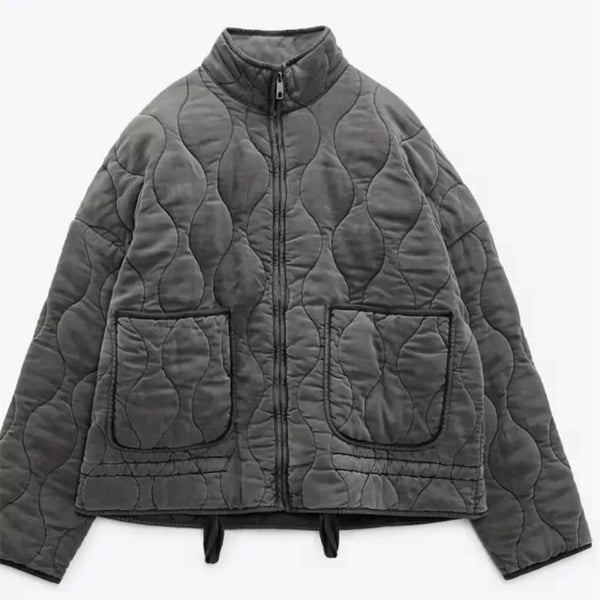 Stylish Pocket-Detail Casual Jacket