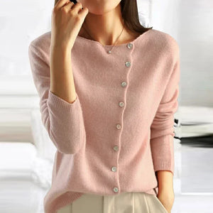 Luxurious Cashmere Cardigan | Stylish Button-Down Autumn Sweater