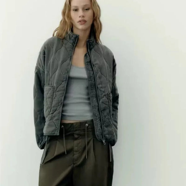 Stylish Pocket-Detail Casual Jacket