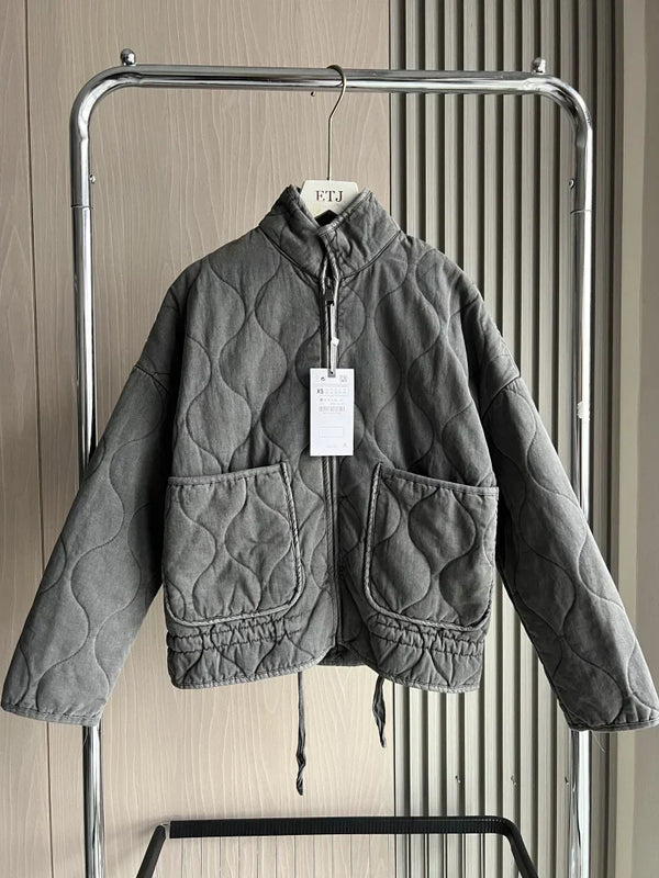 Stylish Pocket-Detail Casual Jacket