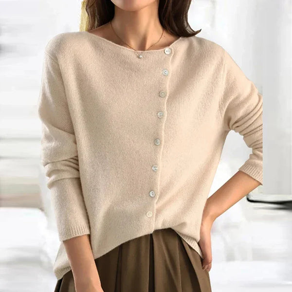 Luxurious Cashmere Cardigan | Stylish Button-Down Autumn Sweater