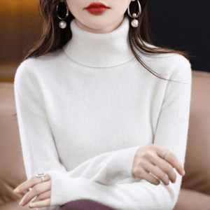 Luxurious Women's Cashmere Turtleneck Sweater
