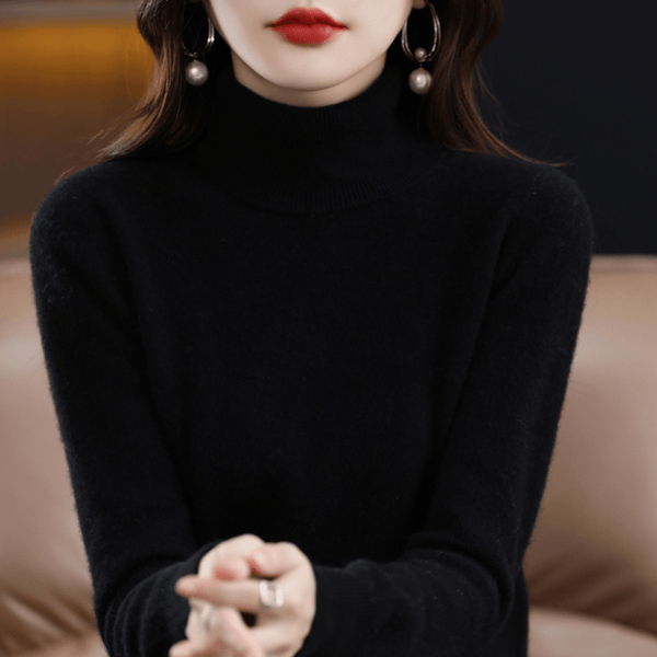 Luxurious Women's Cashmere Turtleneck Sweater