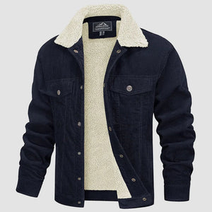 Stylish Men’s Corduroy Jacket - Trendy and Comfortable