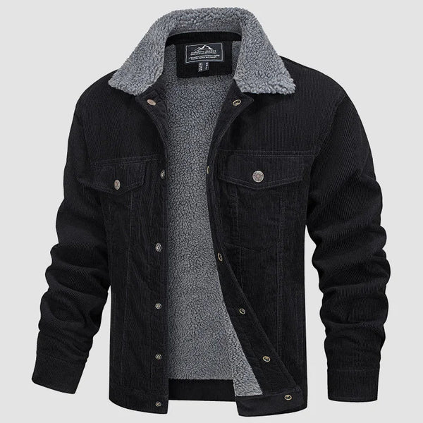 Stylish Men’s Corduroy Jacket - Trendy and Comfortable