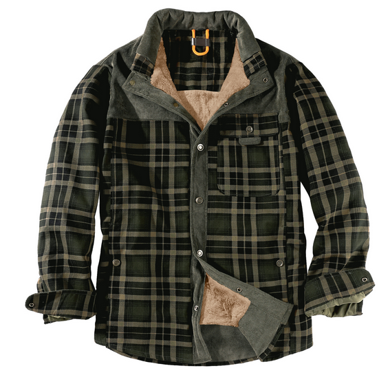 Stylish Weather-Resistant Men's Lumberjack Jacket