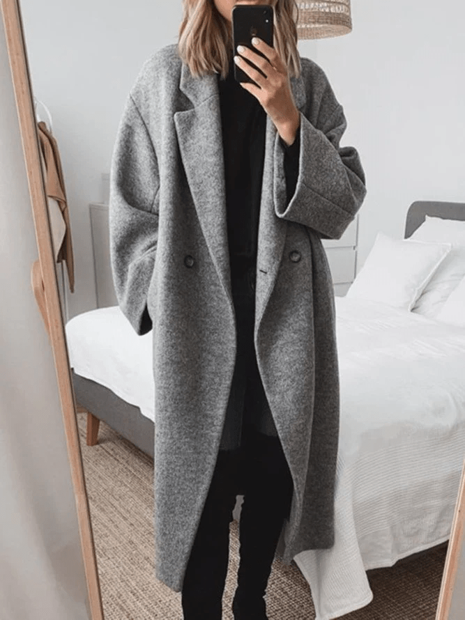 Elegant Classic Women's Long Winter Coat