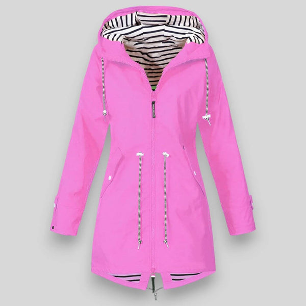 Stylish Women's Waterproof Jacket with Comfort