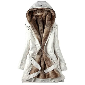 Cozy Faux Fur Lined Coat for Women