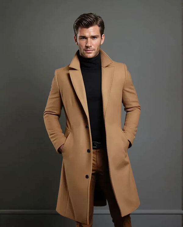 Premium Men's Wool Jacket - Warm & Stylish
