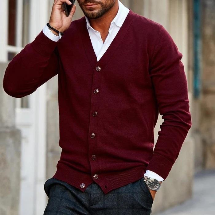 Stylish Men's Cardigan | Comfortable Casual Layer